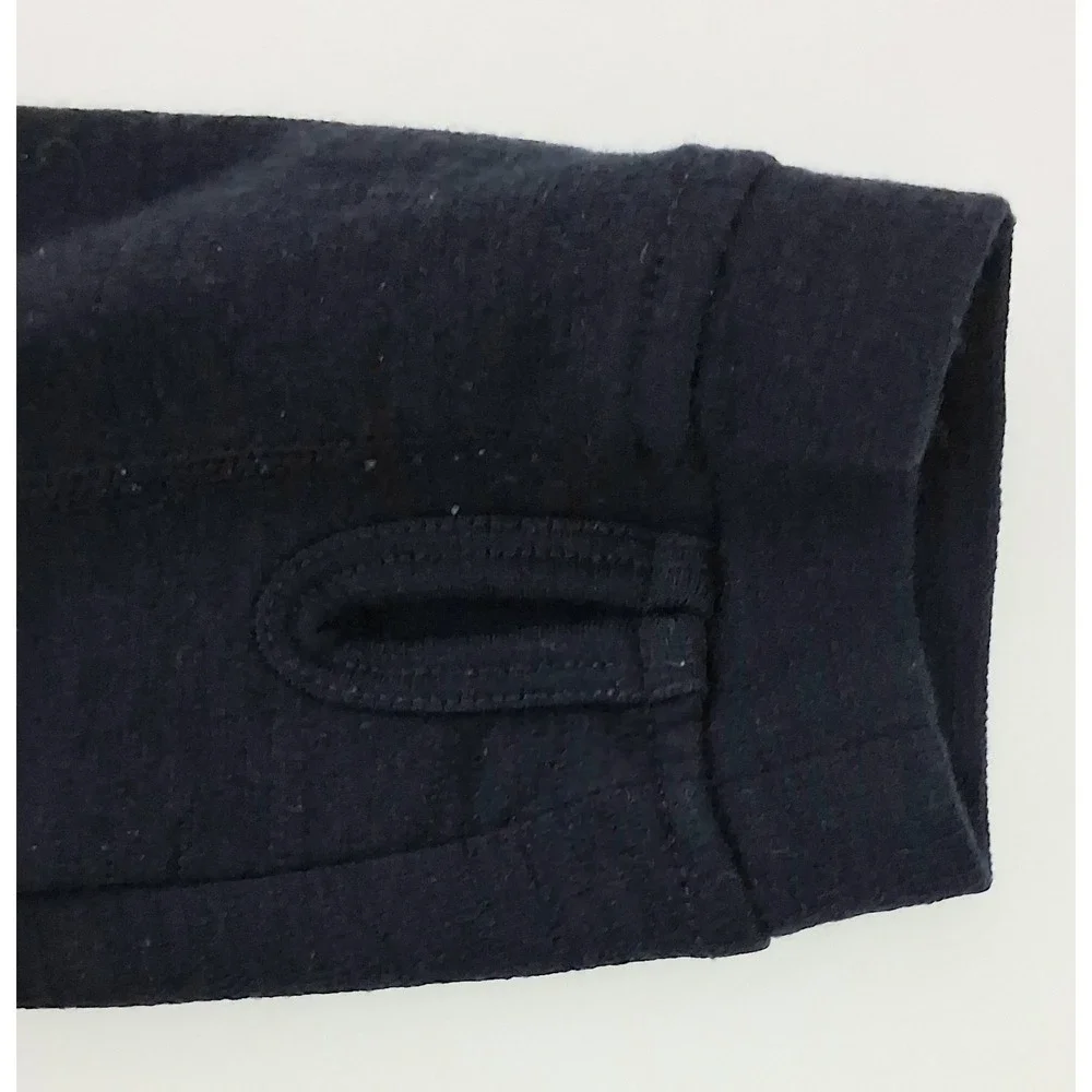 Kuhl Sweater Men's Size Large 1/4 Zip Kuhl Team 100% Merino Wool Knit Navy Blue